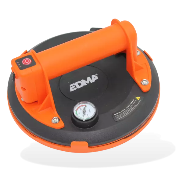 Ventouse sur batterie  électrique - Charge maxi 130 Kg - EDMA OUTILLAGE - 269455