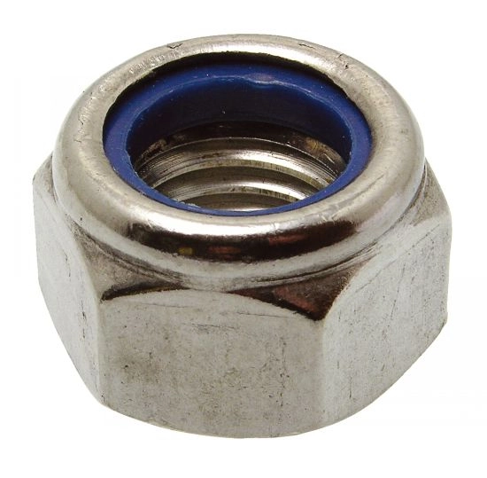 Boite de 200 écrous hexagonaux ACTON indesserrable avec bague nylon - Ø 4 mm - 626024