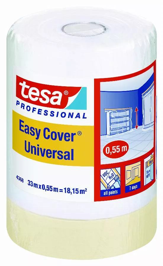 Ruban Easycover 33m x 550mm large film + ruban de marquage TESA - 04368-00012-03 Ruban Easycover 33m x 550mm large film + ruban de marquage TESA - 04368-00012-03