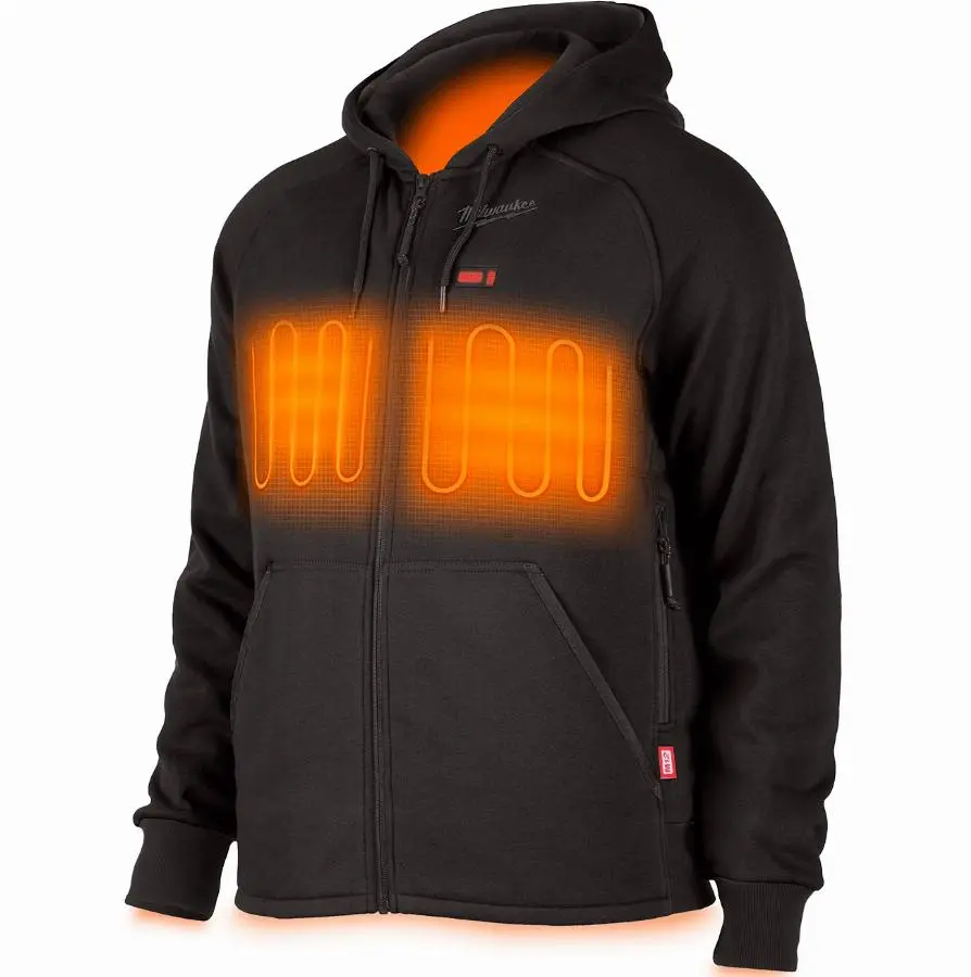 Sweat à capuche chauffant MILWAUKEE Noir - Taille XL - 4932480064