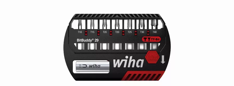 Jeu de 7 embouts BitBuddy TY Torx 29mm WIHA + porte-embout - 42136 Jeu de 7 embouts BitBuddy TY Torx 29mm WIHA + porte-embout - 42136