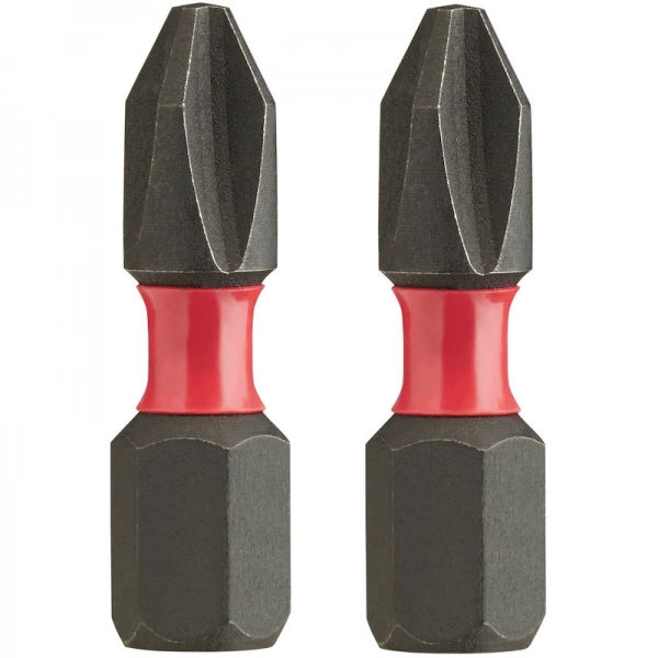 Pack 2 Embouts Shockwave PZ2 x 25 mm MILWAUKEE - 4932430863