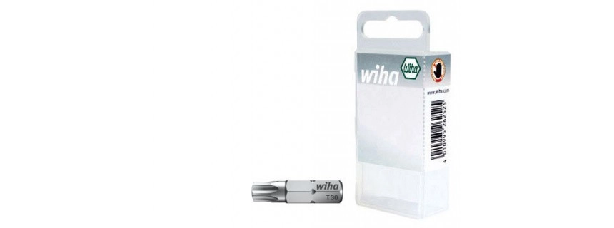 Embout de vissage WIHA Standard - T20 x 25 - Boite de 2 pièces - 08423 Embout de vissage WIHA Standard - T20 x 25 - Boite de 2 pièces - 08423