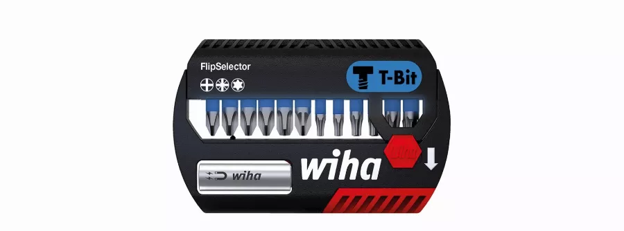 Embouts de vissage Philips Pozidriv et Torx FlipSelector WIHA - embout T 25 mm - 13 pièces - 41824 Embouts de vissage Philips Pozidriv et Torx FlipSelector WIHA - embout T 25 mm - 13 pièces - 41824