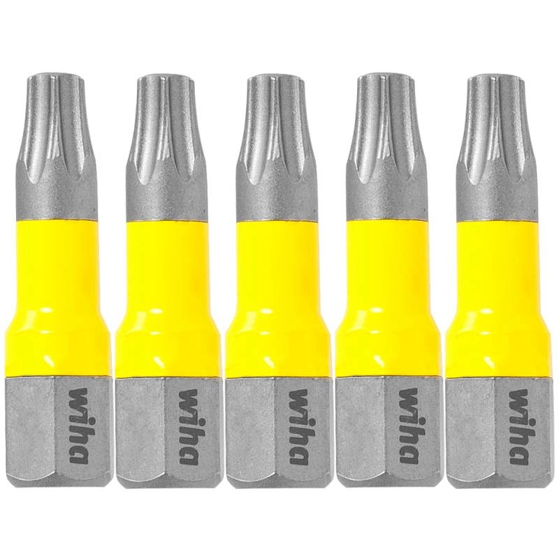Boîte de 5 embouts "Y" Torx T15x25 mm WIHA - 41592 Boîte de 5 embouts "Y" Torx T15x25 mm WIHA - 41592