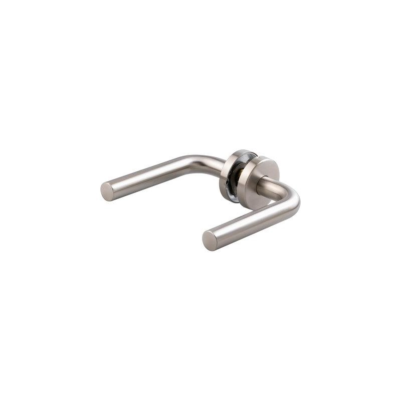 Paire de béquilles inox BEZAULT 1 coude LC1 rosette - 80341 Paire de béquilles inox BEZAULT 1 coude LC1 rosette - 80341