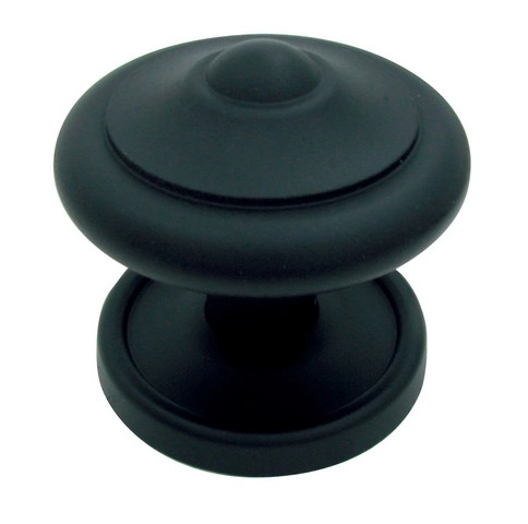 Bouton chaînette France Ø80 mm BRIONNE noir - 1140408NR