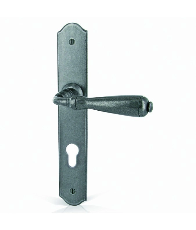 Ensemble de porte Espalion BRIONNE Fer patiné - Clé i - 1019442SP Ensemble de porte Espalion BRIONNE Fer patiné - Clé i - 1019442SP