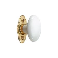 Bouton de crémone porcelaine MERIGOUS - Blanc 100 - V5387.11.100
