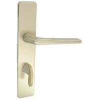 Ensemble de porte Riviera 90 BEZAULT Entraxe 195 mm Champagne - Bec de cane condamnation - 0118220 Ensemble de porte Riviera 90 BEZAULT Entraxe 195 mm Champagne - Bec de cane condamnation - 0118220