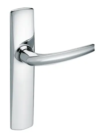 Ensemble de porte Angers BEZAULT Chromé - Bec de cane - 71488