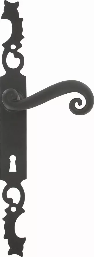 Ensemble de porte rustique Aquitaine 41 BOUVET Fer noir - Clé i - 16406 Ensemble de porte rustique Aquitaine 41 BOUVET Fer noir - Clé i - 16406