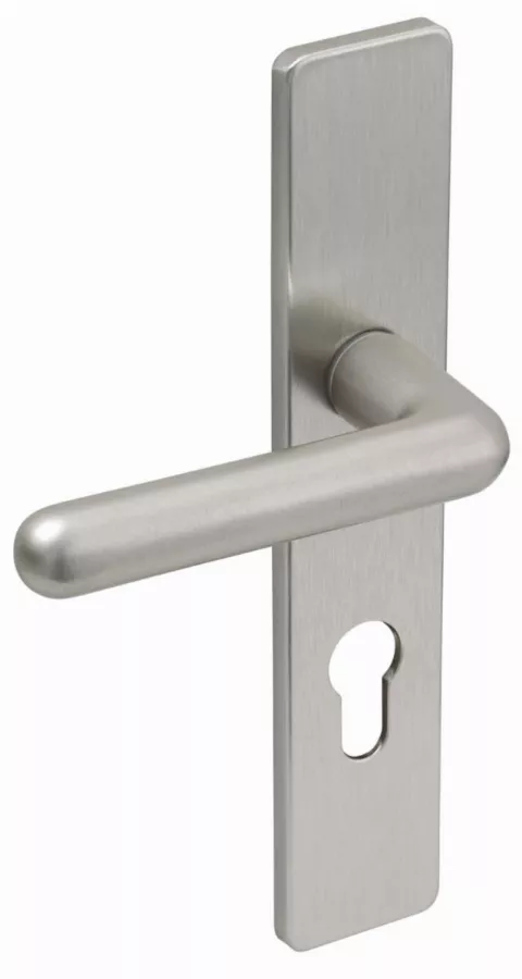 Ensemble de porte Golf 90 BEZAULT Argent Entraxe 195 mm - Condamnation - 0120858 Ensemble de porte Golf 90 BEZAULT Argent Entraxe 195 mm - Condamnation - 0120858