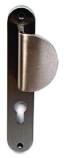 Poignée demi-palière avec bouton aileron clé i avec plot taraudé INOX IMPORT - 433