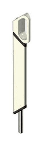 Verrou en applique 500 mm ALMA - Ral 9010 Blanc - 240-500-9010 