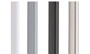 Tringle 2500 mm ALMA - Ral 9005 Noir - 2800250007