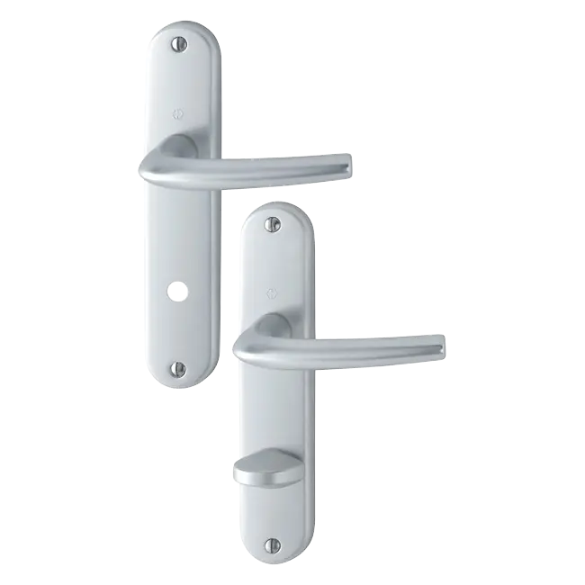 Ensemble de porte HOPPE SAN DIEGO Alu Argent - 11911/347