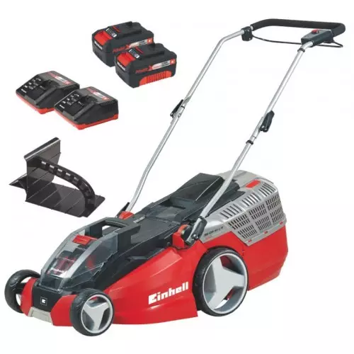 Tondeuse Lithium sur accu - 43cm - GE-CM 43 Li M - EINHELL - avec 2 batteries 18V 4.0Ah - chargeur - 3413130 Tondeuse Lithium sur accu - 43cm - GE-CM 43 Li M - EINHELL - avec 2 batteries 18V 4.0Ah - chargeur - 3413130