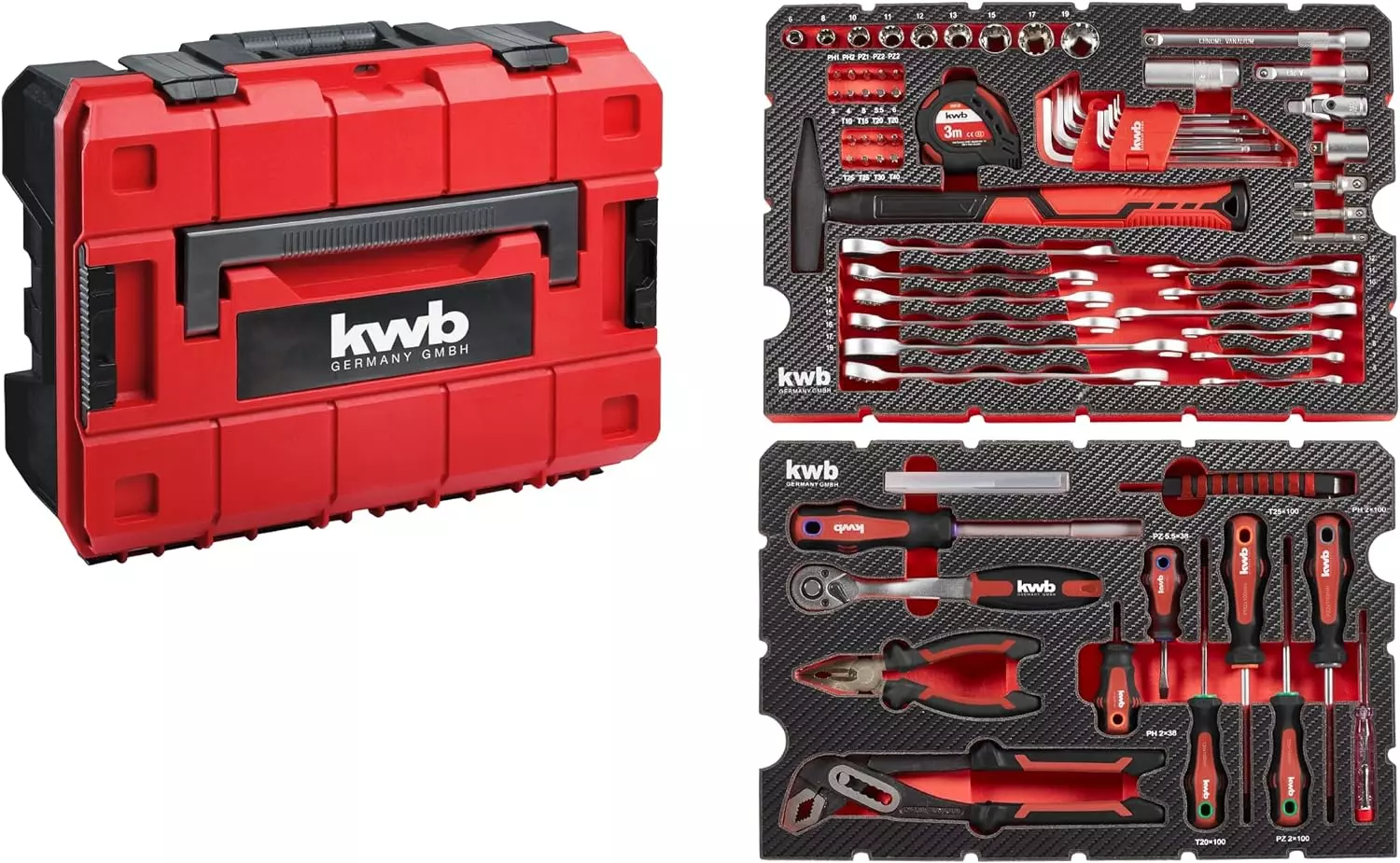Mallette à outils KWB - 80 pièces Einhell compatible E-Case - EINHELL - 370560 Mallette à outils KWB - 80 pièces Einhell compatible E-Case - EINHELL - 370560