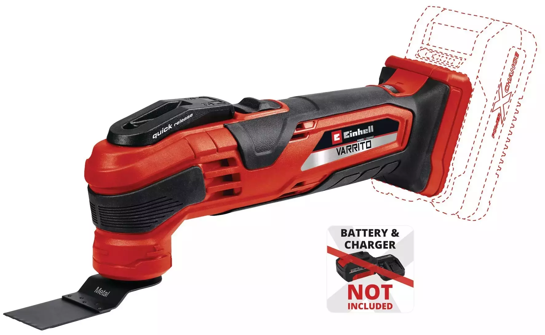 Outil multifonctions sans fil Power X-Change VARRITO - EINHELL - 4465160 Outil multifonctions sans fil Power X-Change VARRITO - EINHELL - 4465160