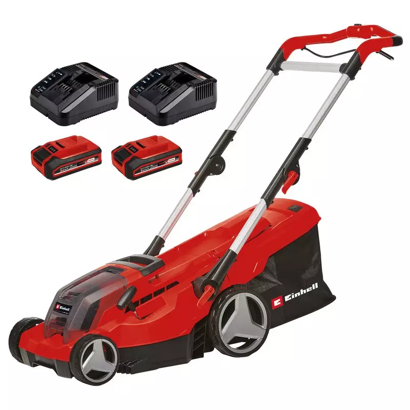Tondeuse à gazon sans fil GE-CM 36/37 Li + 2 Batteries et 2 Chargeurs - EINHELL - 3413170 Tondeuse à gazon sans fil GE-CM 36/37 Li + 2 Batteries et 2 Chargeurs - EINHELL - 3413170