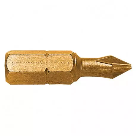 Embout de vissage Phillips - Titane - PH N.1 - 25 mm - LEMAN - 51101TI