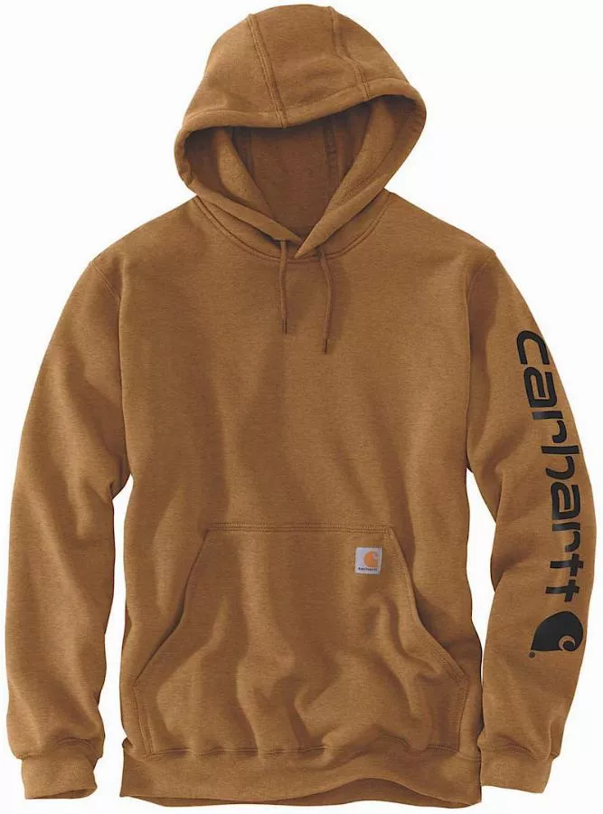 Sweatshirt à capuche CARHARTT avec logo sur la manche - K288
