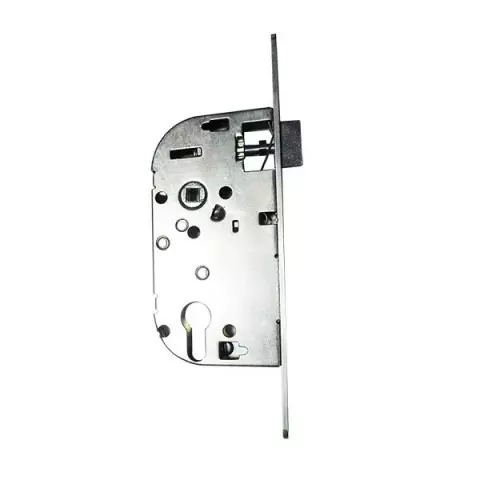 Serrure axe 50 NF Métalux clé L droite sans gâche réversible (CDT25) - aspect inox - EURO-ELZETT - G838E2D7K4 ROZ Serrure axe 50 NF Métalux clé L droite sans gâche réversible (CDT25) - aspect inox - EURO-ELZETT - G838E2D7K4 ROZ