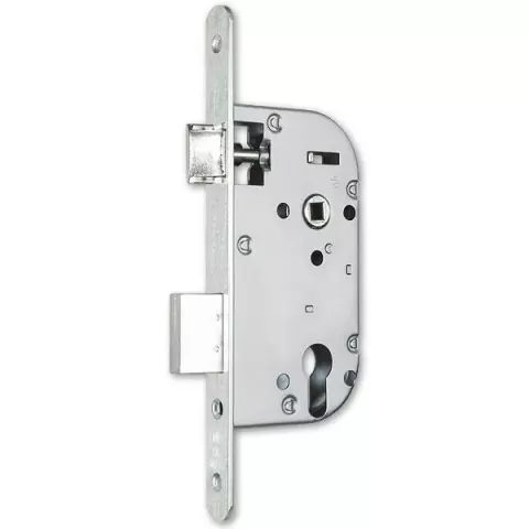 Serrure axe 50 NF Métalux clé L gauche sans gâche réversible - aspect inox - EURO-ELZETT - G838E2D7K4L ROZ Serrure axe 50 NF Métalux clé L gauche sans gâche réversible - aspect inox - EURO-ELZETT - G838E2D7K4L ROZ
