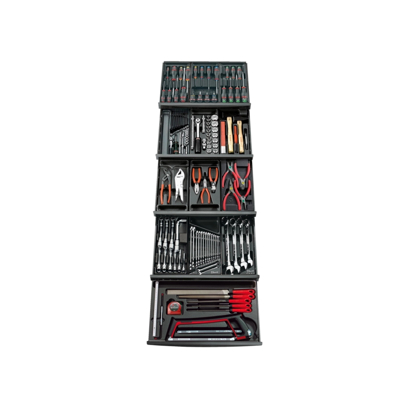 Composition de 143 outils FACOM 13 modules sur 4 tiroirs - CM.143PF