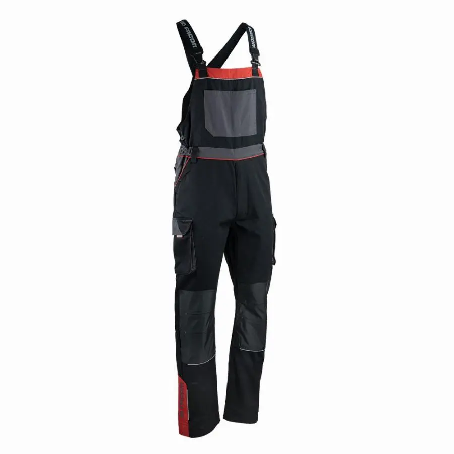 Cotte à bretelles FACOM Driver Noir/Gris/Rouge Taille L - FXWW3000E-L