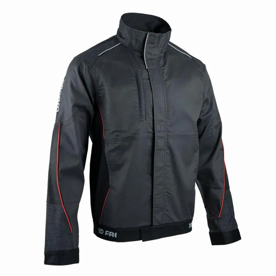 Veste de travail stretch FACOM Flexi Noir/Gris/Rouge Taille S - FXWW2000E-S