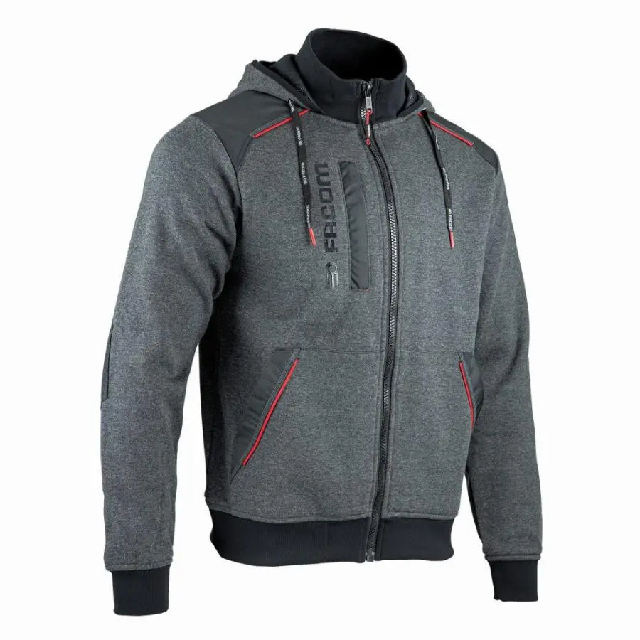 Sweat zippé FACOM Jumper Gris/Noir Taille L - FXWW8000E-L