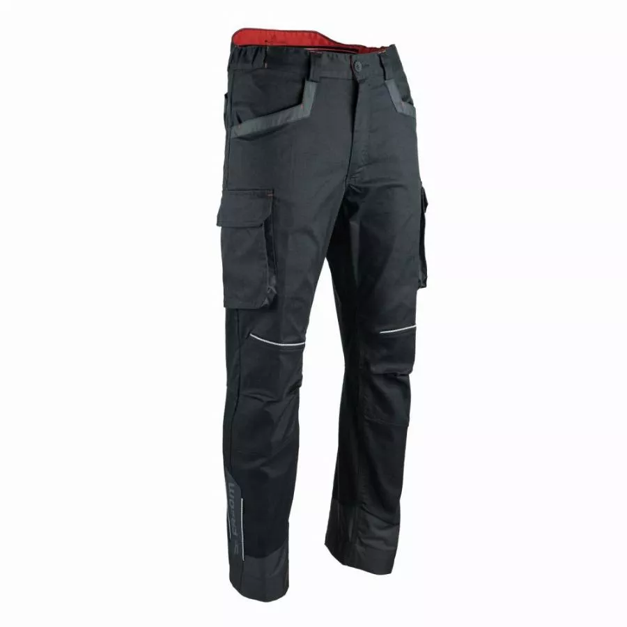 Pantalon stretch FACOM Runner Noir/Gris/Rouge Taille 38 - FXWW1001E-38