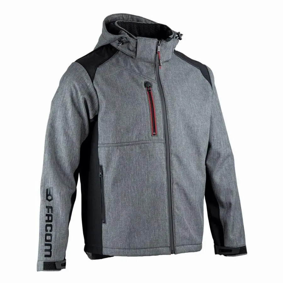 Veste softshell FACOM Trial Noir/Gris Taille L - FXWW2020E-L