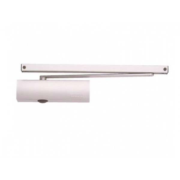 Ferme-porte GR200 bras standard blanc GROOM - Force 2/4 - frein à l'ouverture CE EN1154 - GR200117 Ferme-porte GR200 bras standard blanc GROOM - Force 2/4 - frein à l'ouverture CE EN1154 - GR200117