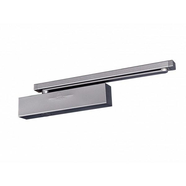 Ferme-porte GR500 GROOM - Force 3 à 5 - bras anti-vandalisme - argent - GR50011 Ferme-porte GR500 GROOM - Force 3 à 5 - bras anti-vandalisme - argent - GR50011