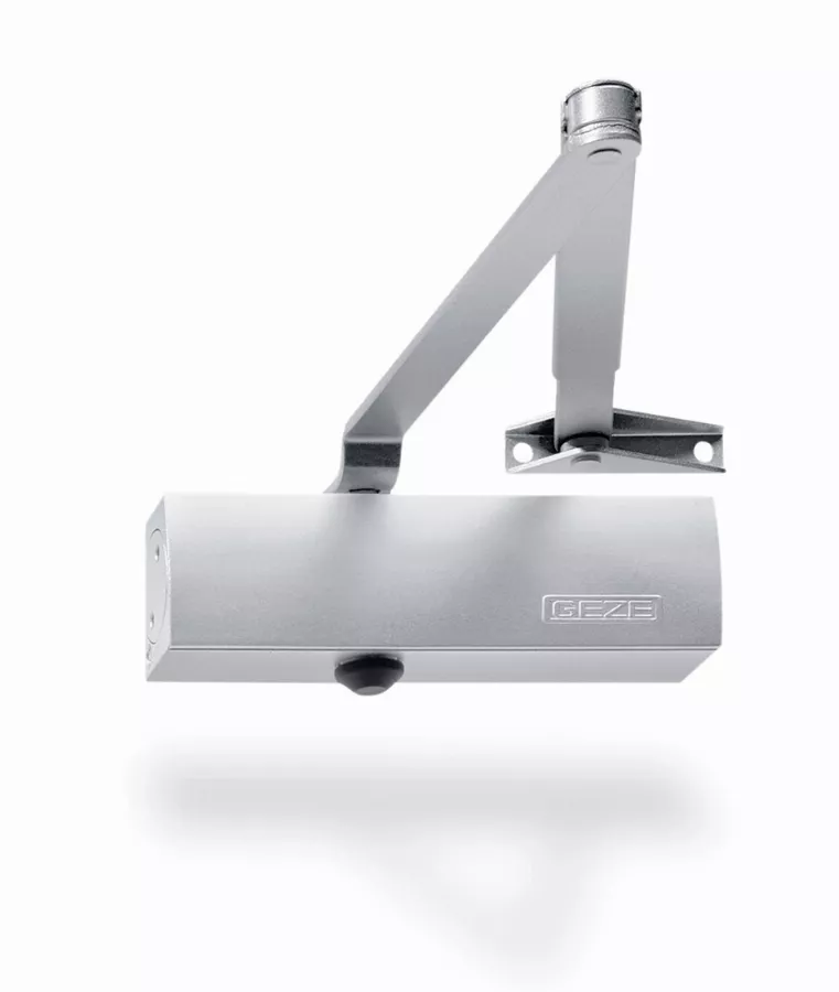 Ferme-porte TS1500 GEZE - bras compas - Argent - 114669 Ferme-porte TS1500 GEZE - bras compas - Argent - 114669