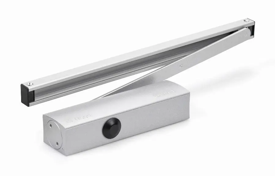 Ferme-porte TS Wood - Force 3 - crémaillère elliptique - Argent - 118431 