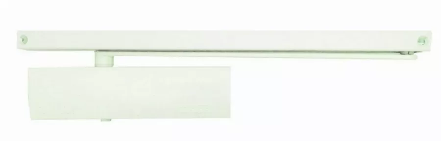 Ferme-porte TS Wood GEZE - Force 3 fixe - crémaillère elliptique - Blanc - 131188
