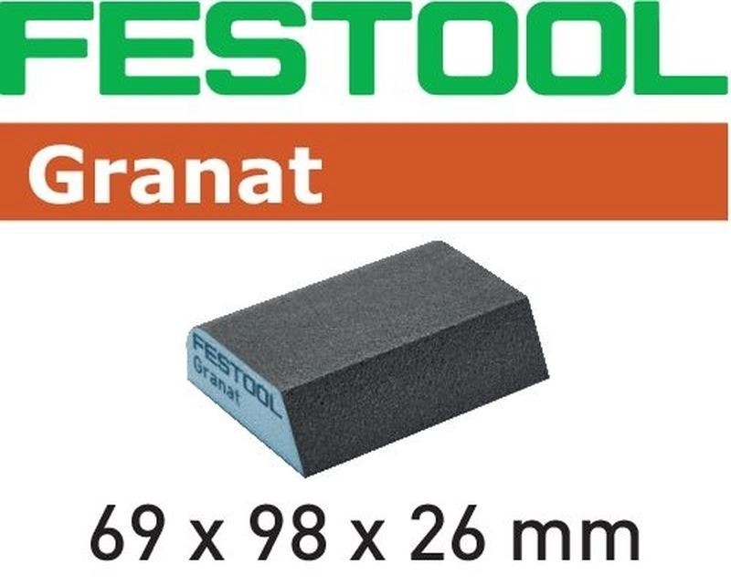 Éponge de ponçage FESTOOL 69x98x26 120 CO GR/6 - 201084 Éponge de ponçage FESTOOL 69x98x26 120 CO GR/6 - 201084