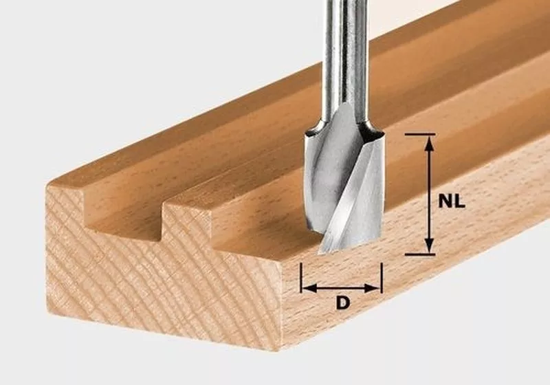 Fraise hélicoïdale avec queue de 8 mm FESTOOL HS Spi S8 D10/30 - 490946
