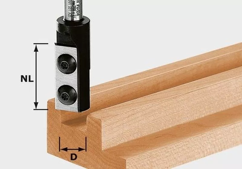 Fraise à rainurer avec plaquettes de rechange HW FESTOOL HW S8 D12/30 WP Z1 - 491080