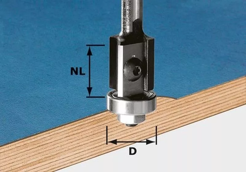 Fraise à araser avec plaquettes de rechange HW avec queue de 8mm FESTOOL HW S8 D19/20WM Z2 - 491082 Fraise à araser avec plaquettes de rechange HW avec queue de 8mm FESTOOL HW S8 D19/20WM Z2 - 491082