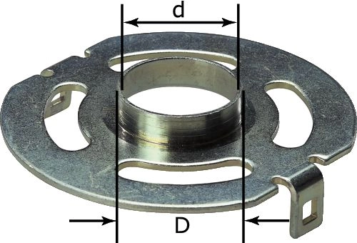 Bague de copiage FESTOOL KR-D 24 - Pour OF 1400 - 492183