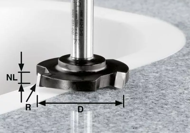 Fraise à surfacer HW avec queue de 12mm FESTOOL HW D 52/R1ss S12 - 492701