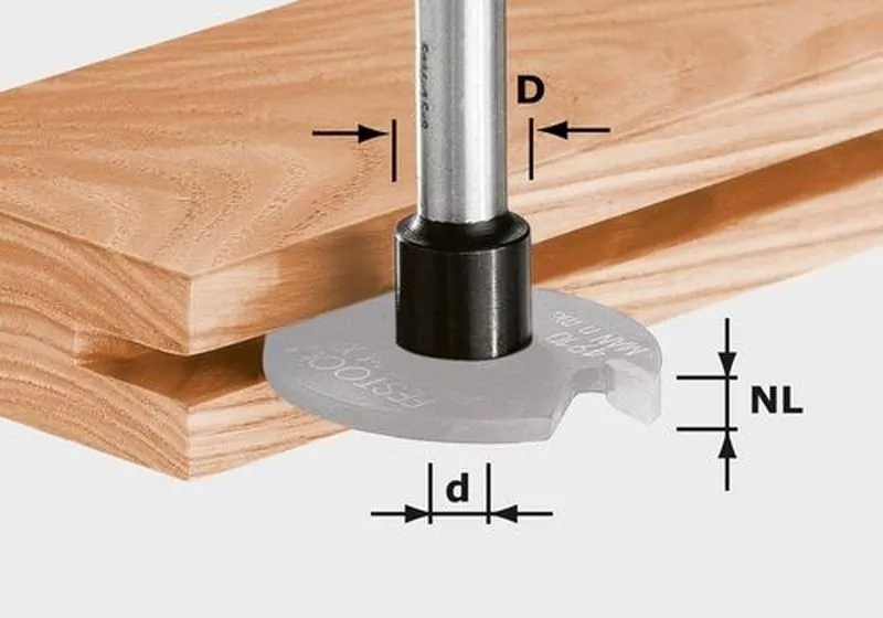 Broche porte-fraise FESTOOL S8 1,5-5 D14 - 499805