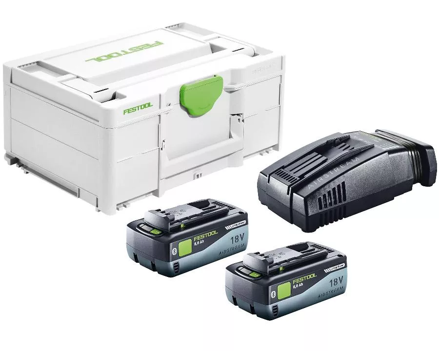 Set énergie SYS 18V 2x8.0/SCA16 FESTOOL - 577327 Set énergie SYS 18V 2x8.0/SCA16 FESTOOL - 577327
