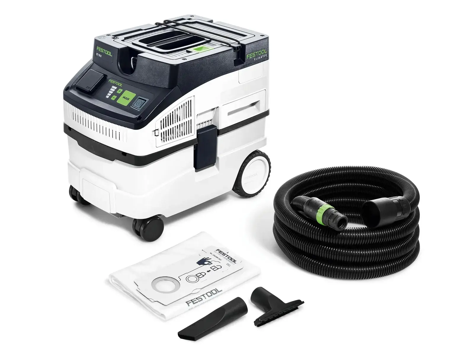 Aspirateur mobile 1200-W, 15-L CLEANTEC CT-15 - FESTOOL - 578327