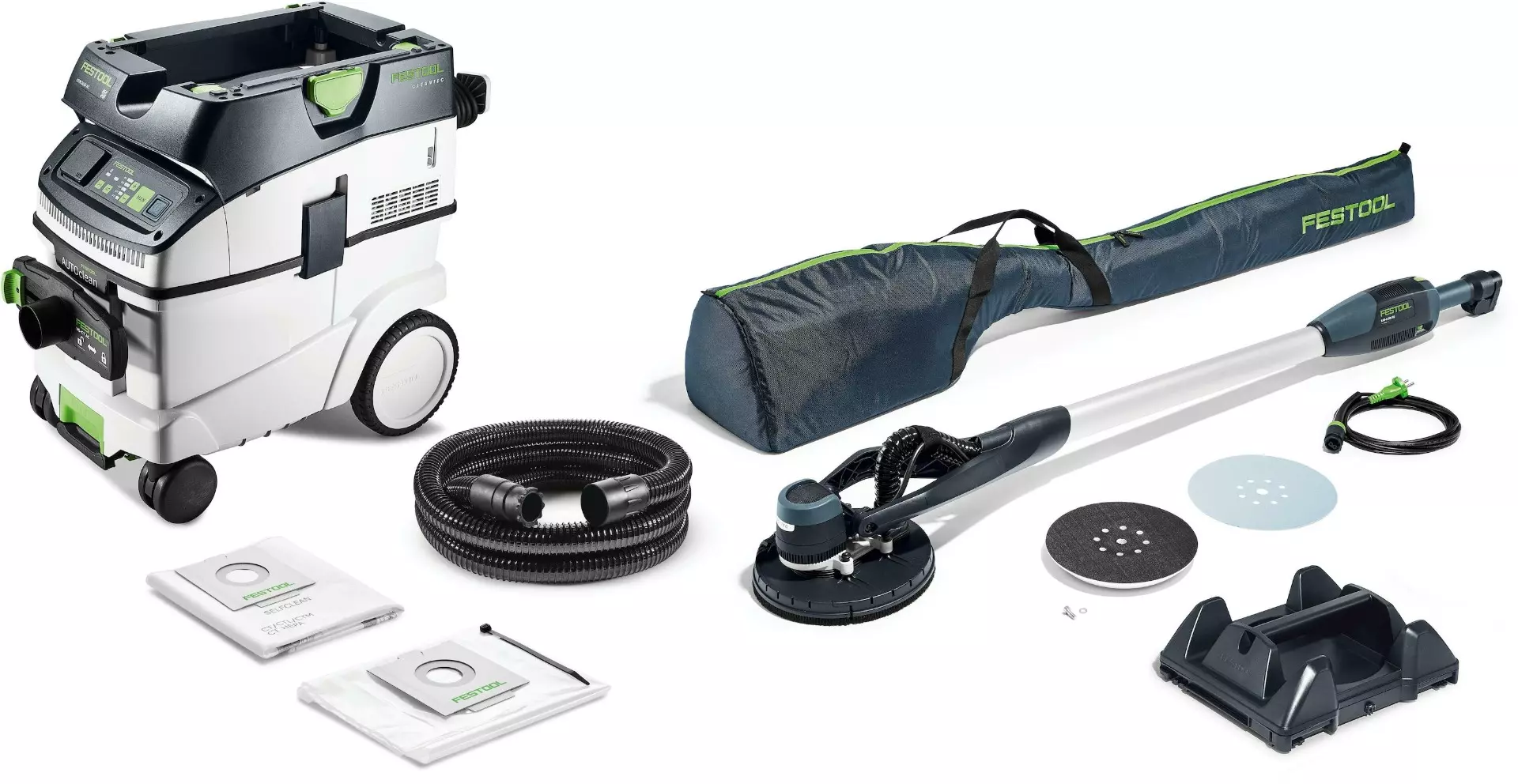 Kit ponceuse à bras et aspirateur LHS-E 225 / CTM 36 Ponceuse et aspirateur PLANEX 'easy' à col long - FESTOOL - 578418 Kit ponceuse à bras et aspirateur LHS-E 225 / CTM 36 Ponceuse et aspirateur PLANEX 'easy' à col long - FESTOOL - 578418